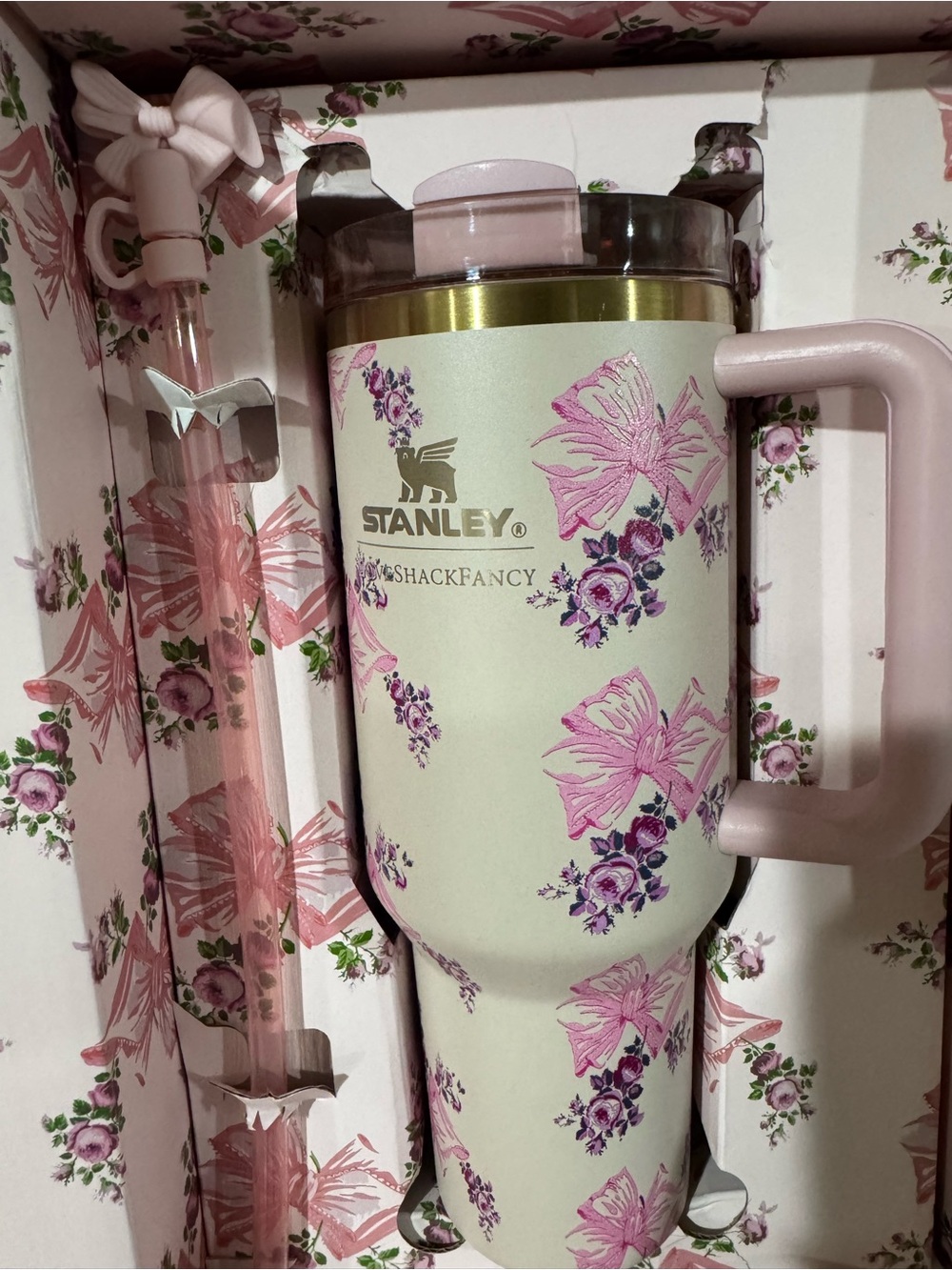 Love shack fancy Stanley 40oz tumbler. Last one!